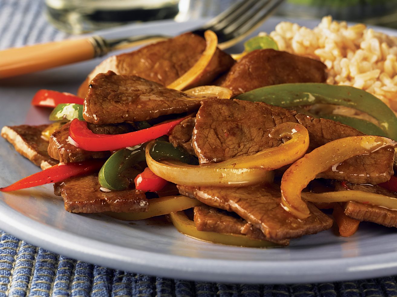 Southern Pepper Steak And Rice