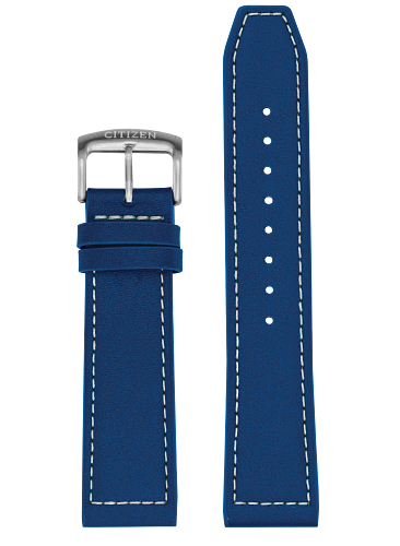 Blue Leather Strap