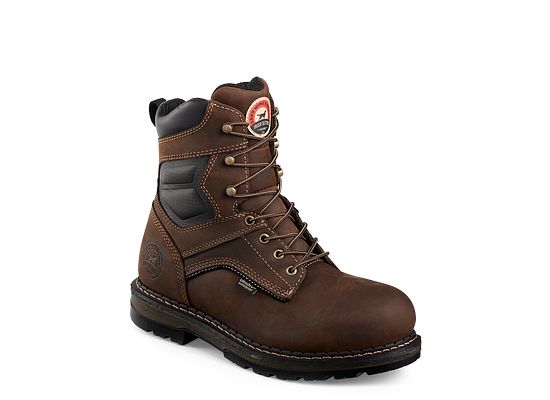 Irish Setter Mens Brown Boots 83801 8 Inch Lace Up Eh Irish Setter Mens Brown Boots 83801 8 Inch Lace Up Eh