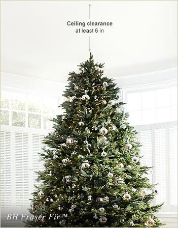 Find The Right Artificial Christmas Tree Size Balsam Hill