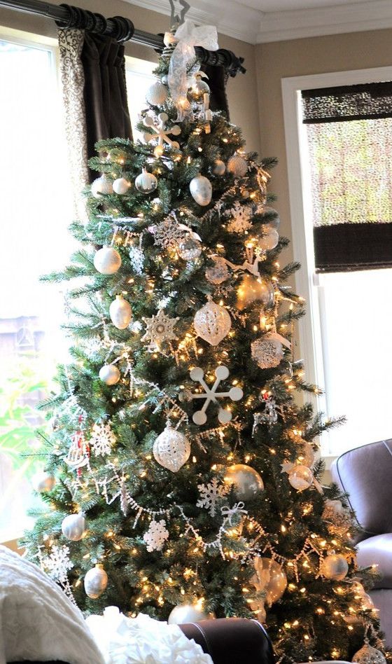 how to recreate kristins wintry silver white christmas tree - Christmas Tree Decorating Ensemble Kits how to recreate kristins wintry silver white christmas tree - Christmas Tree Decorating Ensemble Kits