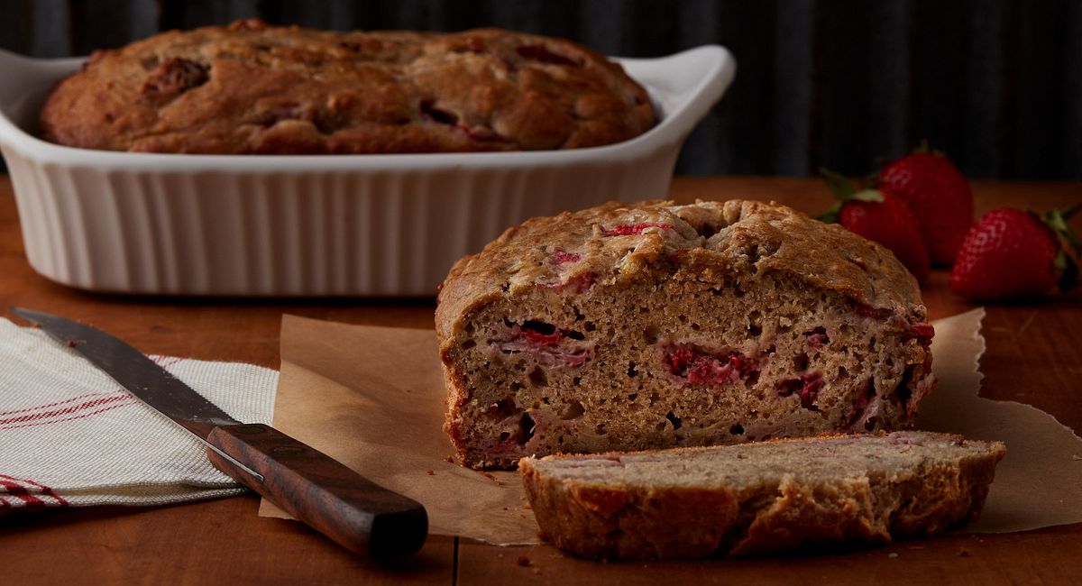 Strawberry Banana Bread