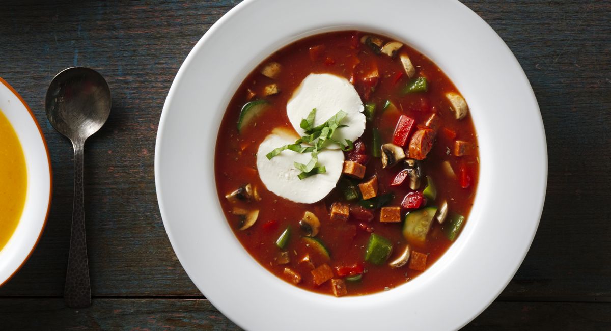 Pizza Night Soup