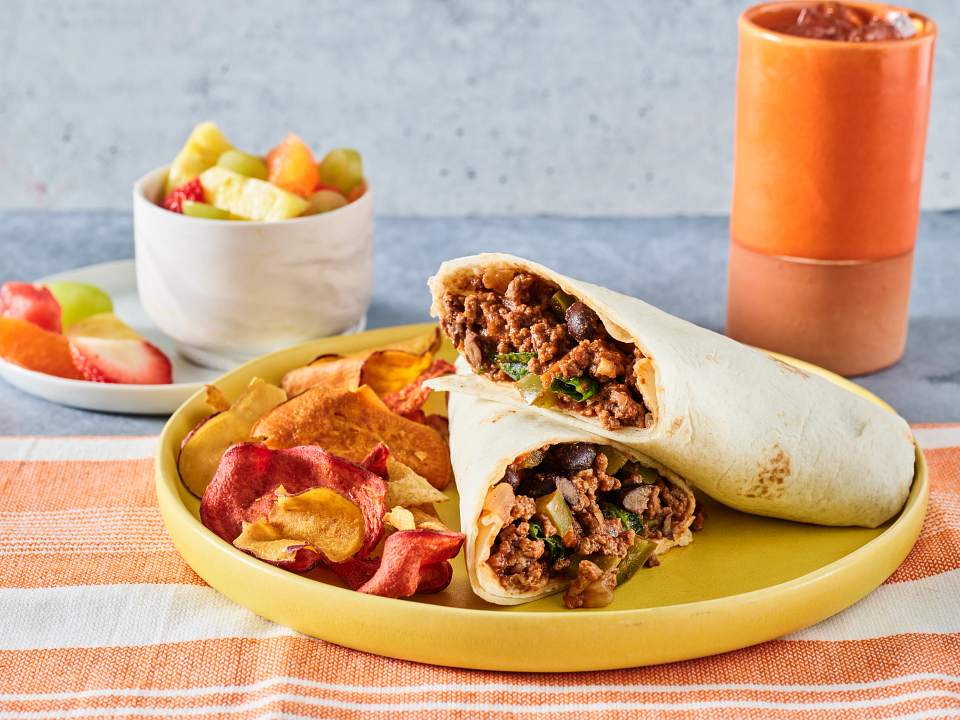 Saucy Beef Wraps