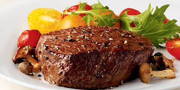 Succulent Filet in a Field of Greens