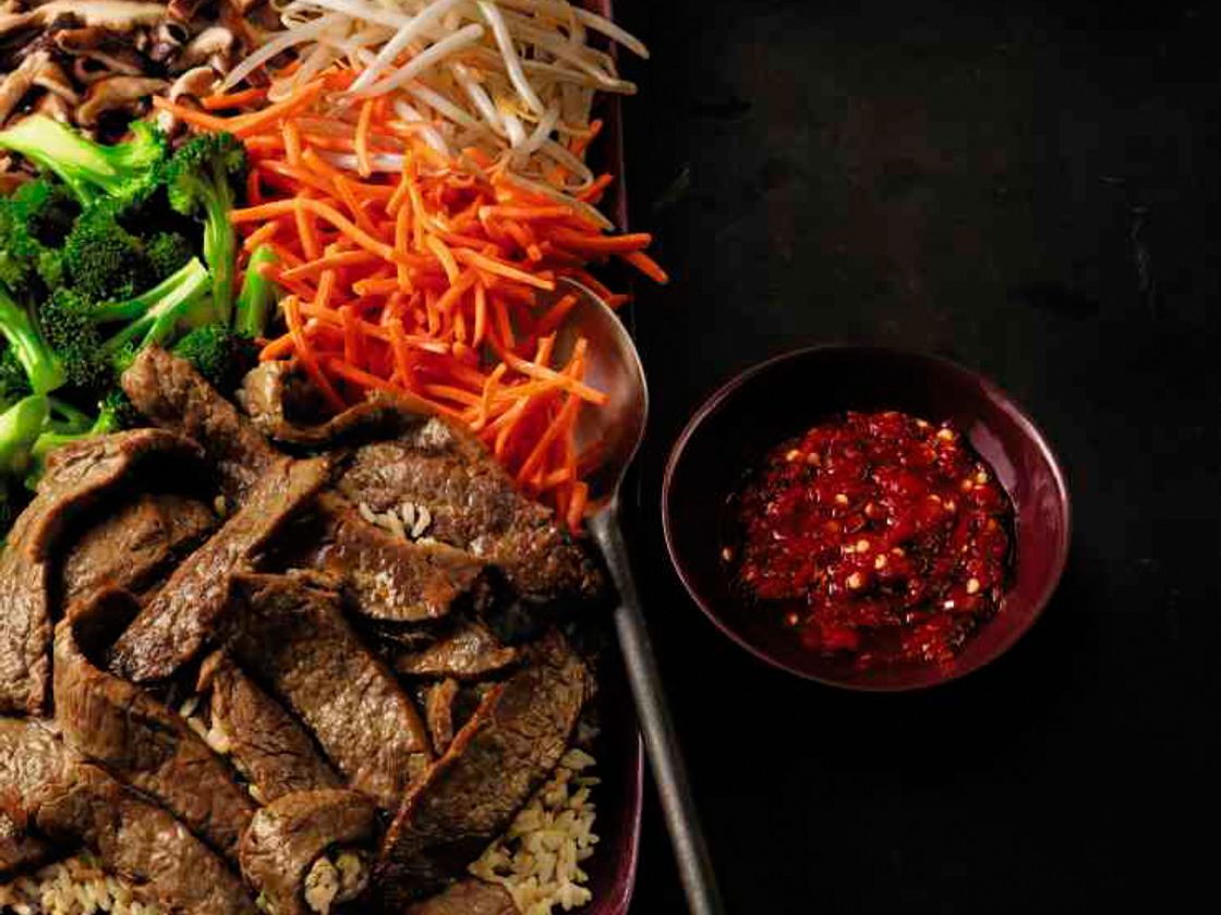 Grilled Flank Steak with Asian-Inspired Marinade
