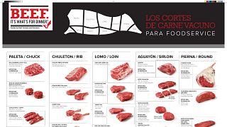 Foodservice-Cutschart-Poster-Print-Spanish