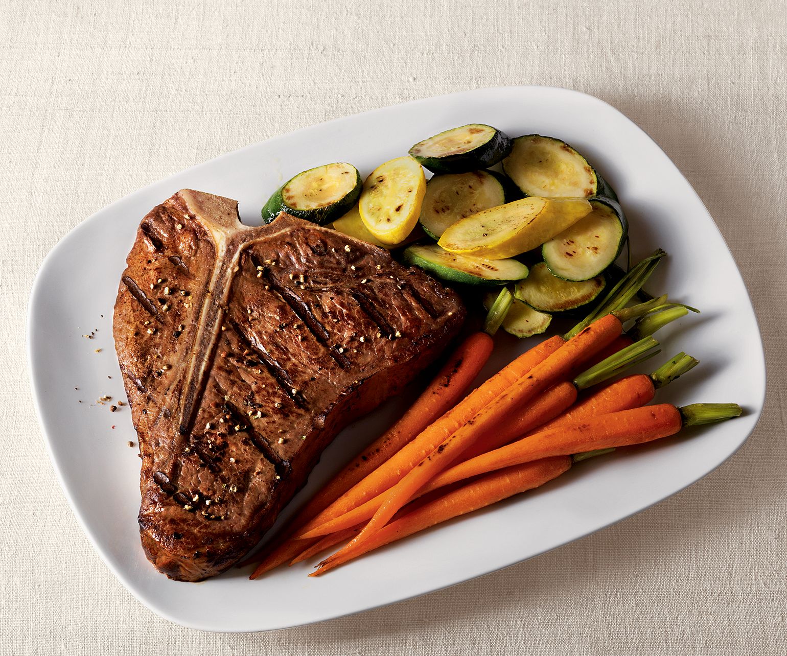 T-Bone Steaks with Sweet & Savory Steak Sauce