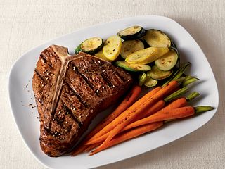 T-Bone Steaks with Sweet & Savory Steak Sauce