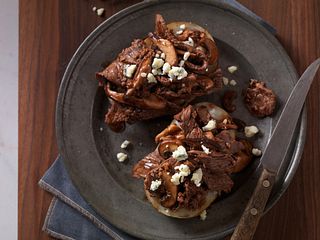 British-Style Beef Baked Potato