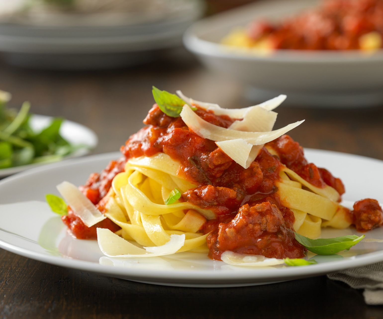 Beef Bolognese with Fresh Egg Pappardelle Pasta