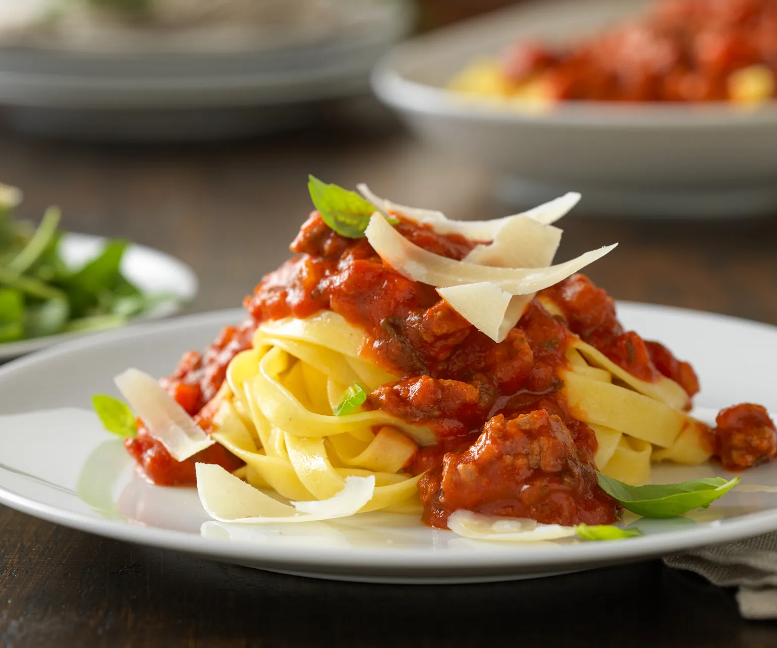 Beef Bolognese with Fresh Egg Pappardelle Pasta