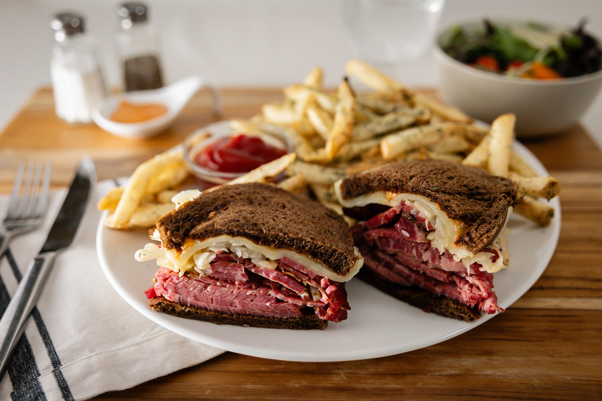 Classic Beef Reuben Sandwich