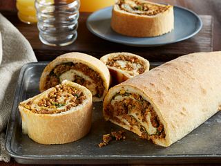 Beef Sausage Pinwheels