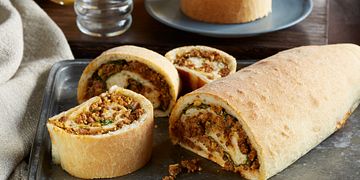 Beef Sausage Pinwheels