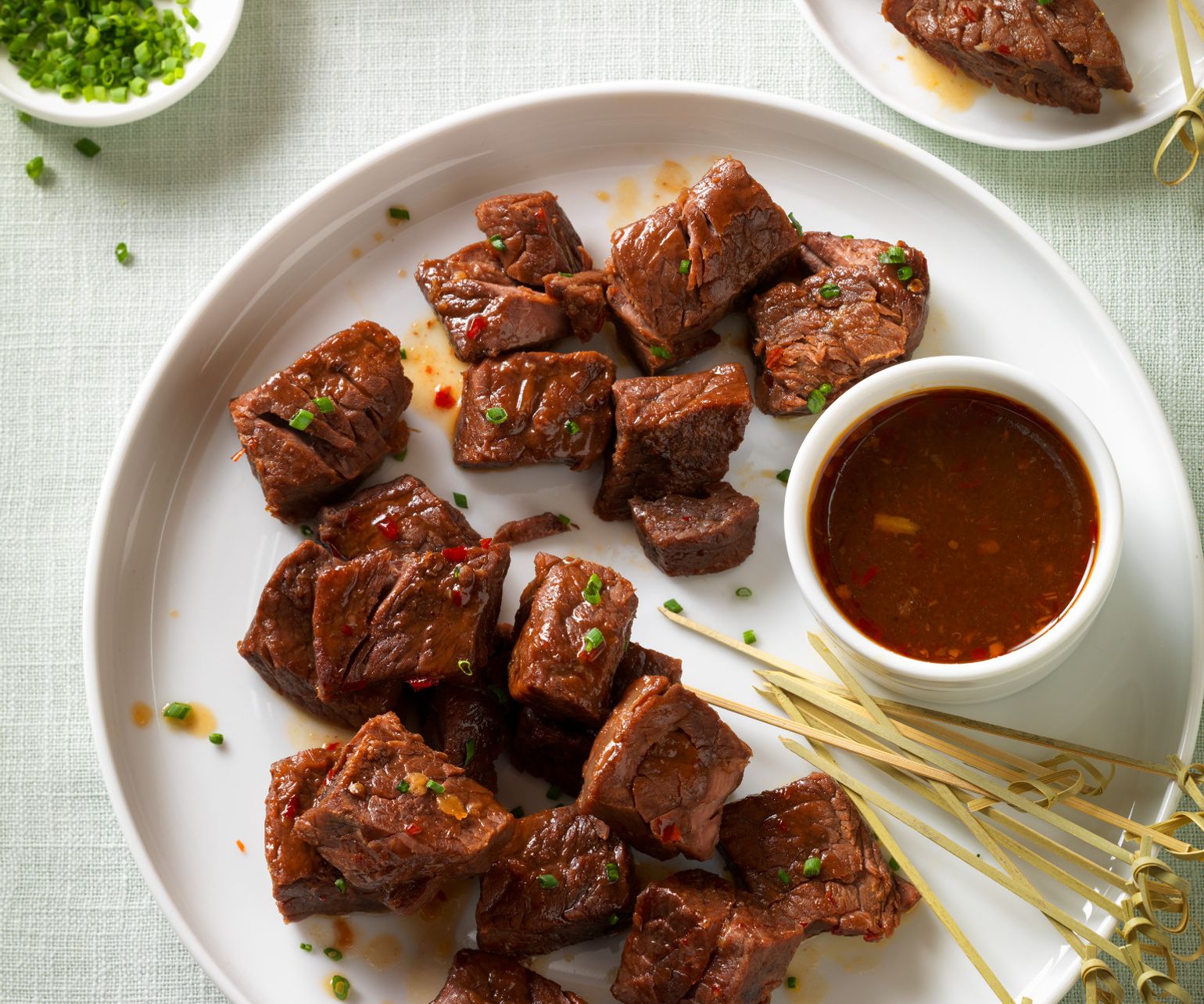 Bite-Size Sweet and Spicy Beef Ribs