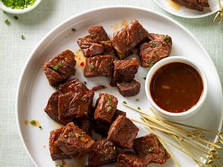 Bite-Sized Sweet and Spicy Beef Ribs