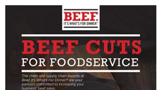 Beef Cuts For Foodservice