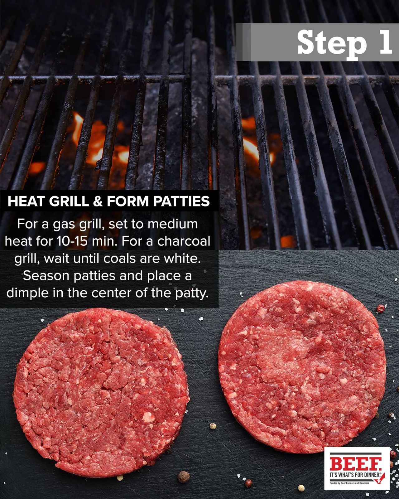 Perfect Burger Step 1