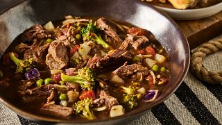 Slow Cooker Pot Roast Soup