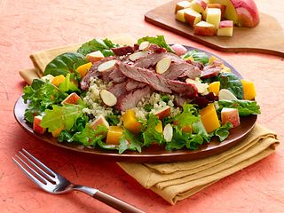 Harvest steak and Quinoa Salad