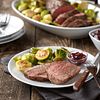 Classic Beef Tenderloin Roast with Cranberry Drizzle