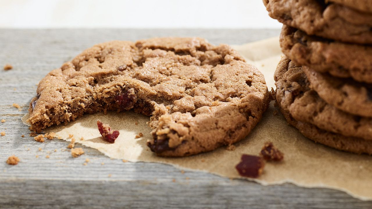 Peanut Butter, Chocolate-Hazelnut and Chocolate Chip Beef Jerky Cookies