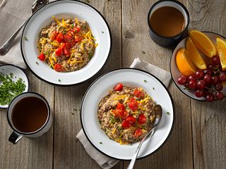 Beef Sausage Savory Oats