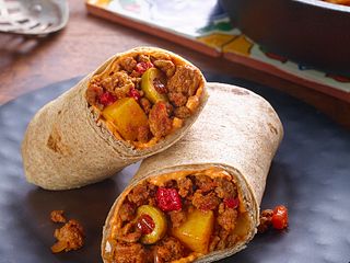 Simple Spanish Beef & Potato Wraps