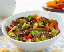 Lemongrass Beef with Avocado