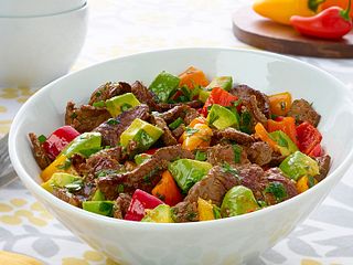 Lemongrass Beef with Avocado
