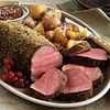 Porcini-Dusted Tenderloin with Wine Sauce