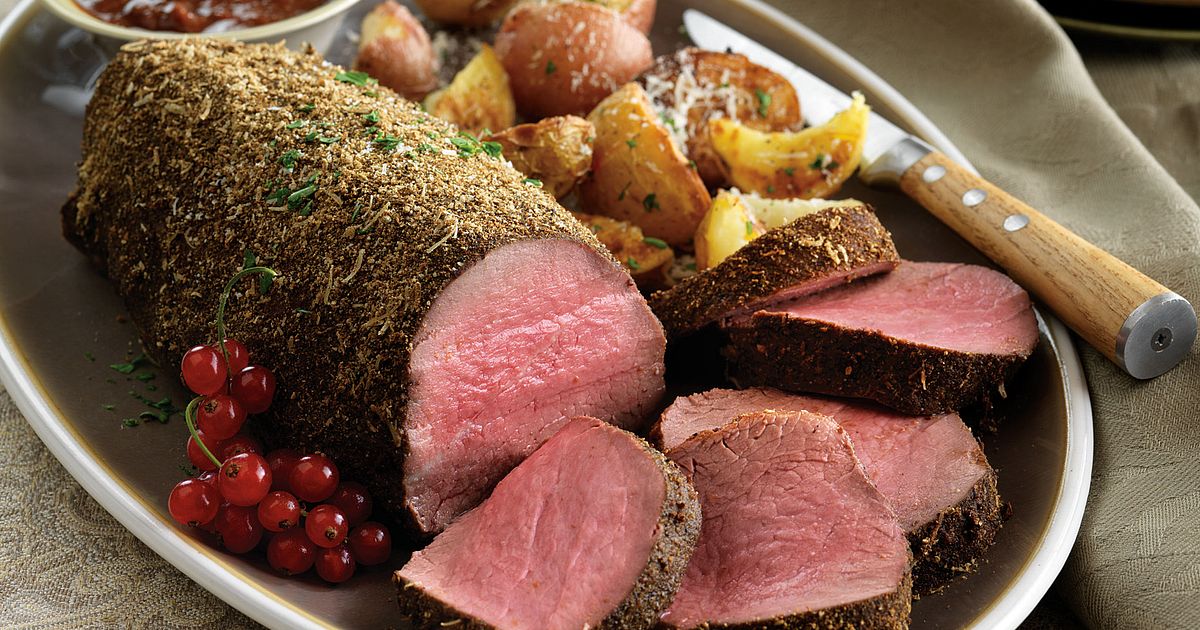 PorciniDusted Tenderloin with Wine Sauce Beef Loving Texans Beef