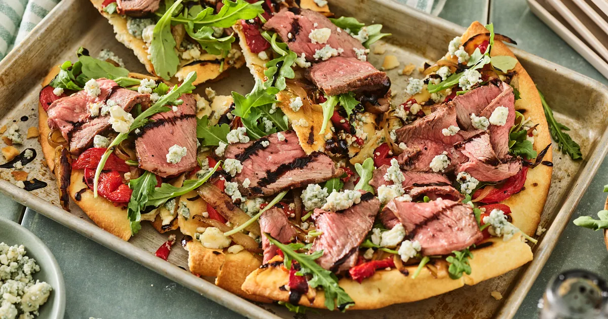 Grilled Steak Flatbread | Beef Loving Texans | Beef Loving Texans is your one-stop information cente