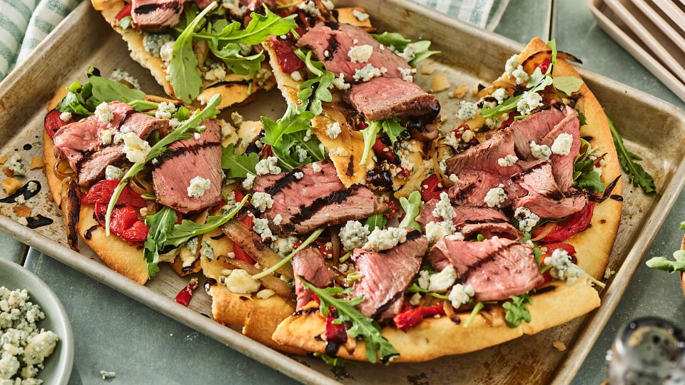 Grilled Steak Flatbread
