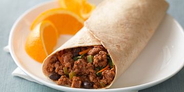 Saucy Beef Wraps