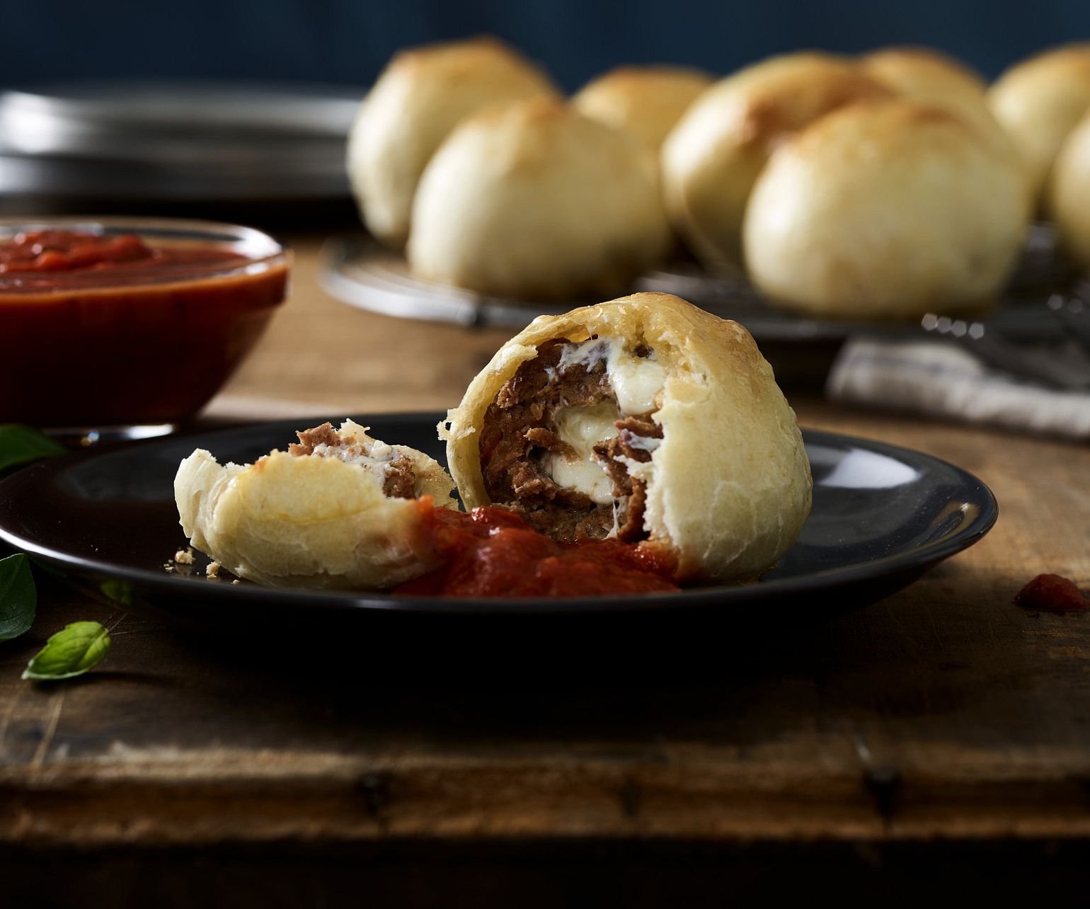 Italian Beef Meatball Sandwich Rolls