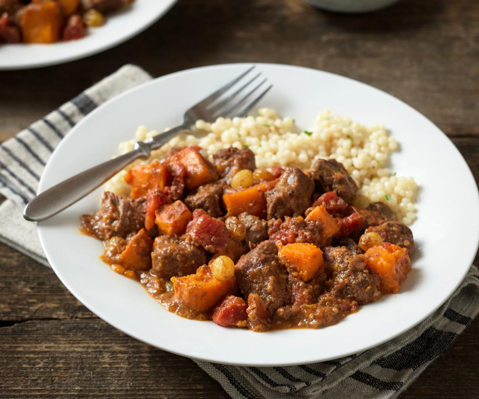 Moroccan Beef and Sweet Potato Stew