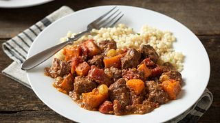 Moroccan Beef and Sweet Potato Stew