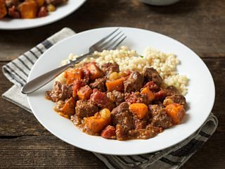 Moroccan Beef and Sweet Potato Stew