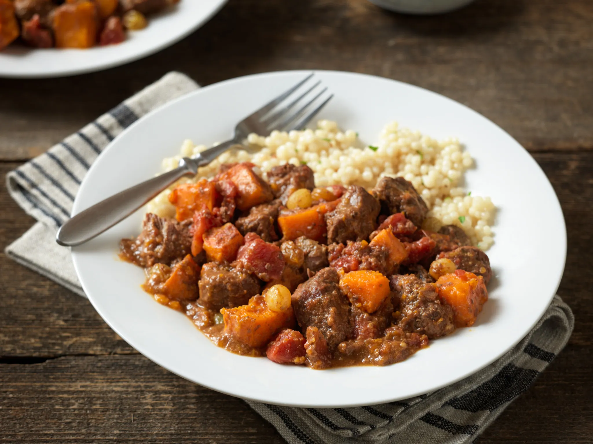 Moroccan Beef and Sweet Potato Stew