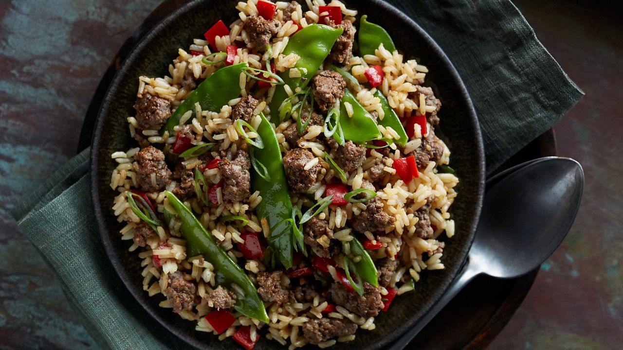 Beef &amp; Vegetable Fried Rice
