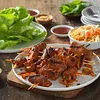 Korean Flat Iron Steak and Onion Lettuce Wraps