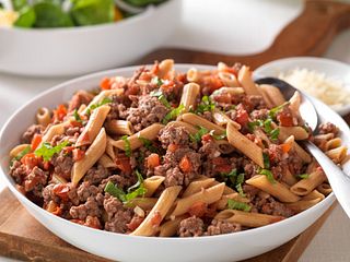 Fresh Tomato, Beef & Penne Pasta