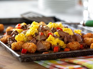 Southwestern Beef Breakfast "Nachos"