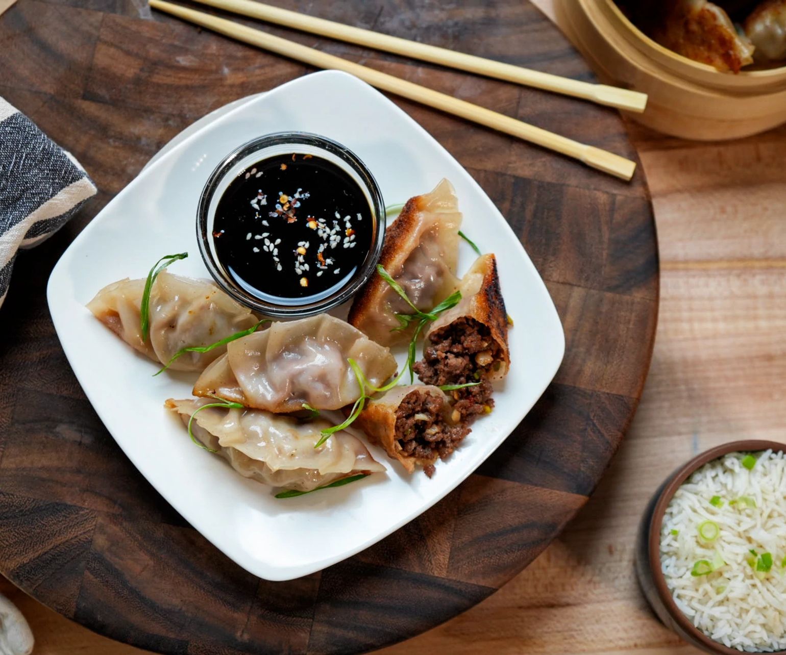 Gyoza (Garlic-Ginger Dumplings)