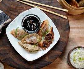 Gyoza (Garlic-Ginger Dumplings)