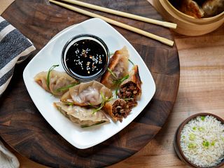 Gyoza (Garlic-Ginger Dumplings)