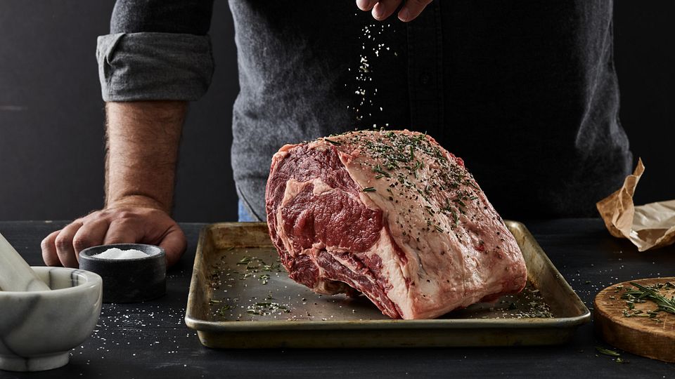Smoked Herb Rib Roast