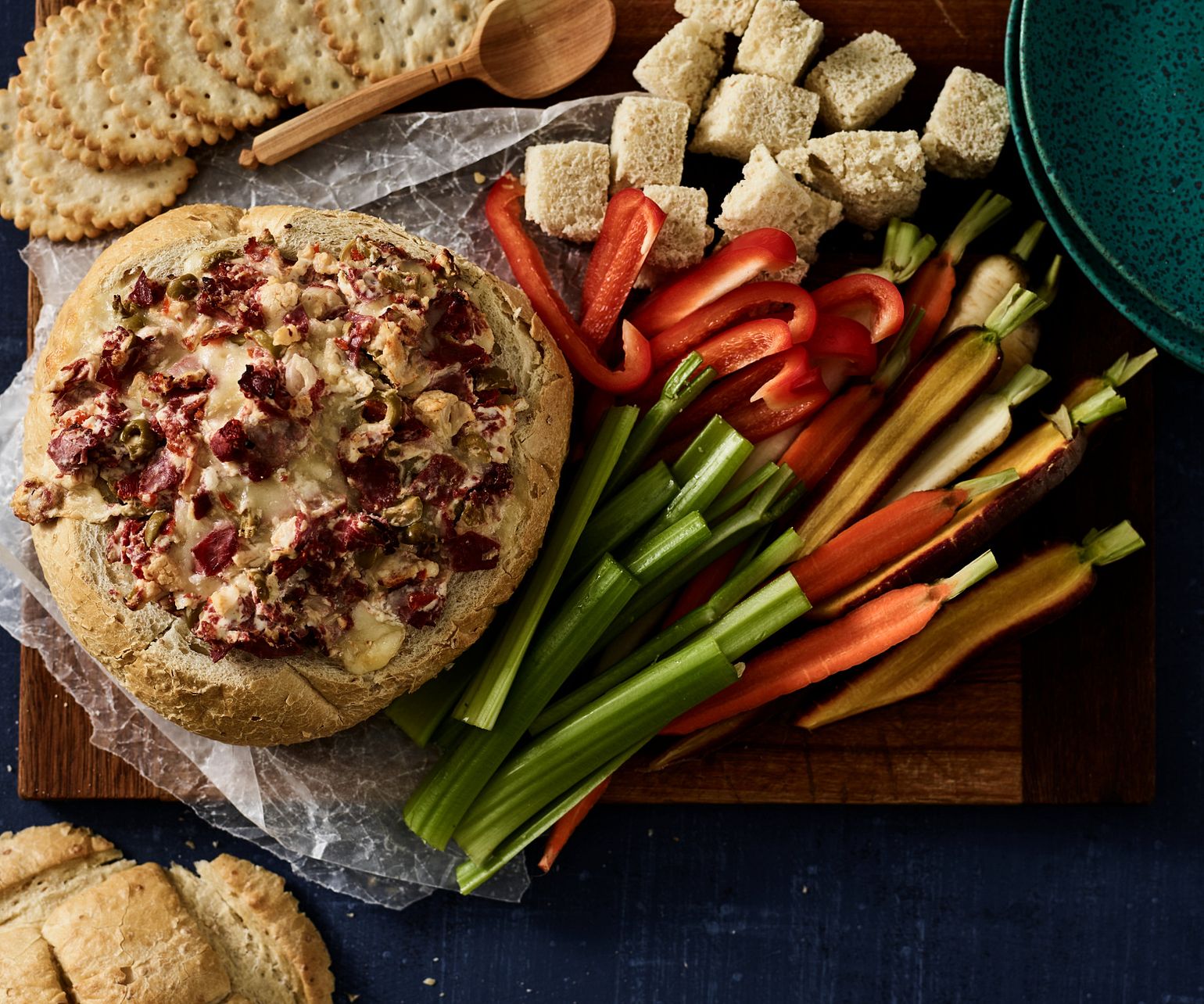 Beef Muffuletta Dip